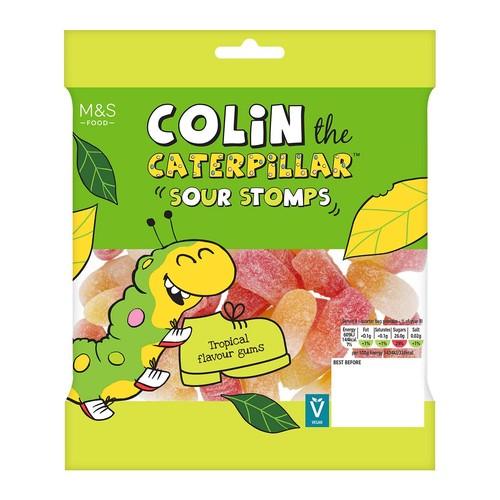M&S Colin The Caterpillar Sour Stomps thumbnail 3