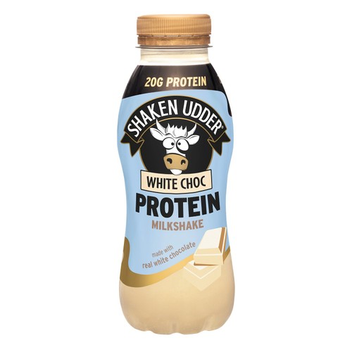 Shaken Udder White Chocolate Flavoured Protein Milkshake thumbnail 2