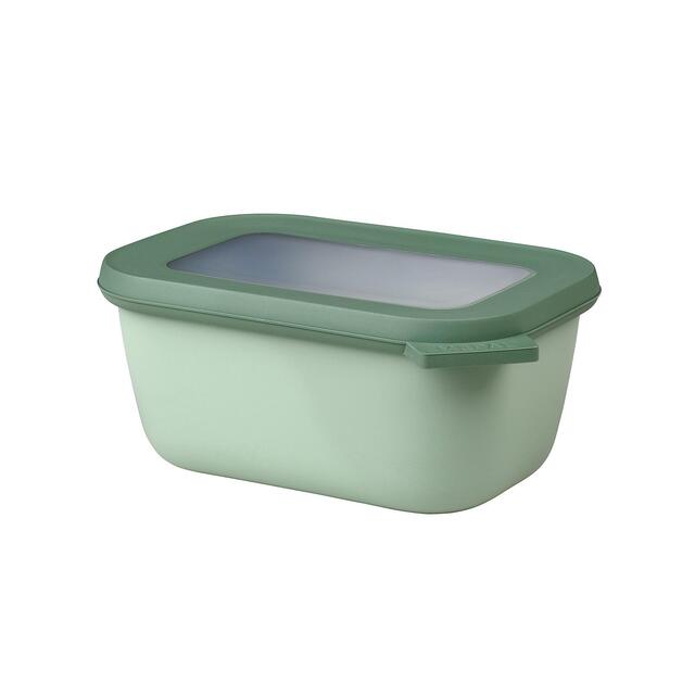 Mepal Cirqula Rectangular Storage Container 750ml, Nordic Sage