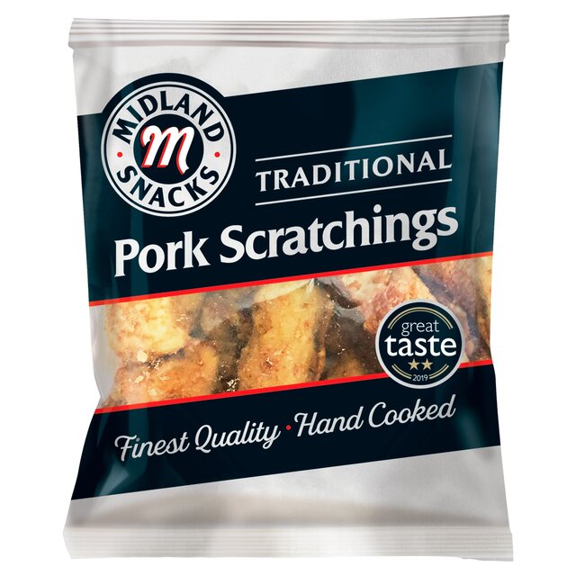Midland Snacks Traditional Hand Cooked Pork Scratchings
