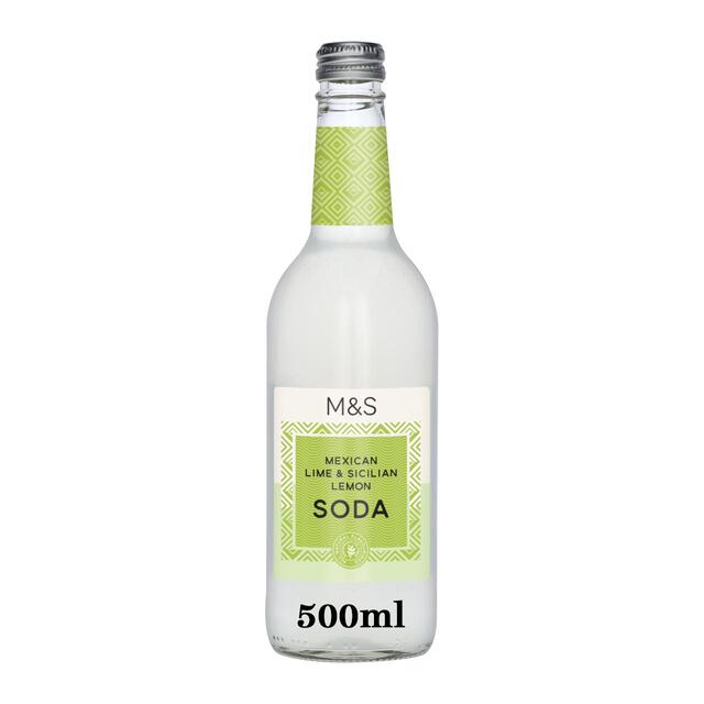 M&S Mexican Lime & Sicilian Lemon Soda