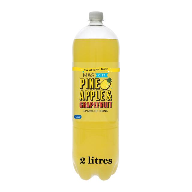 M&S Diet Pineapple & Grapefruit Sparkling Drink