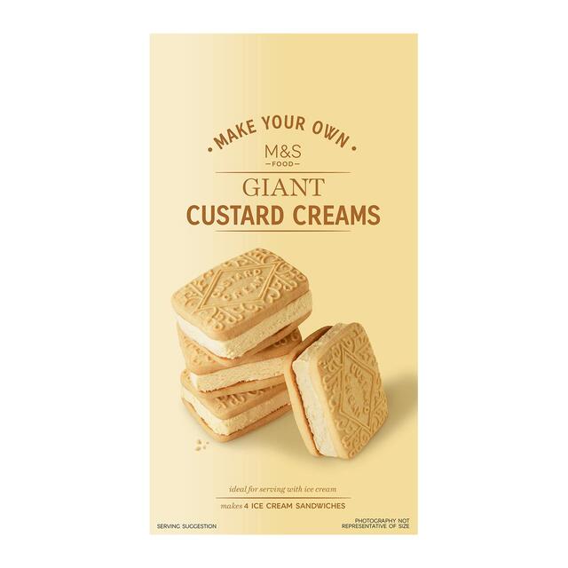 M&S Giant Custard Cream Make Your Own