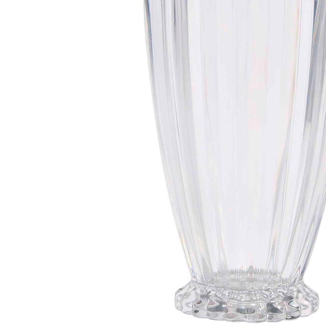 M&S Scallop Tapered Glass Vase, Clear thumbnail 2