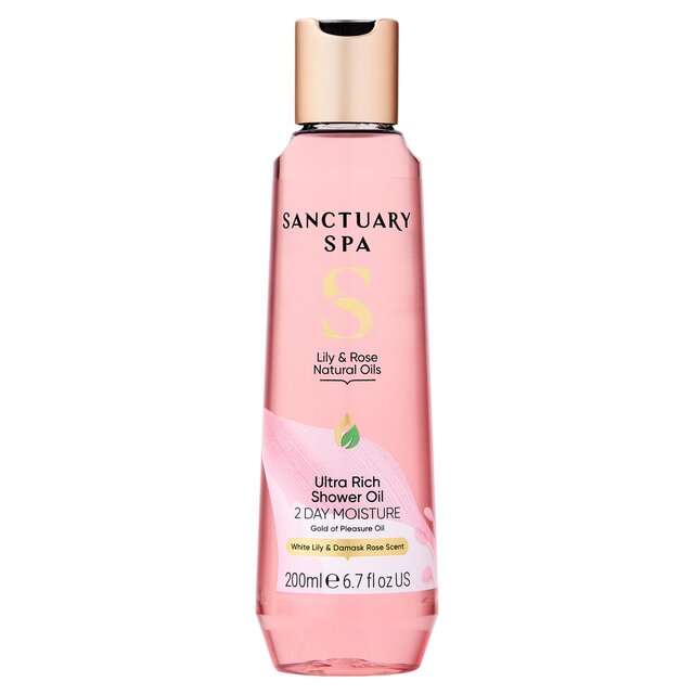 Sanctuary Spa Lily and Rose Natural Oils Shower Oil