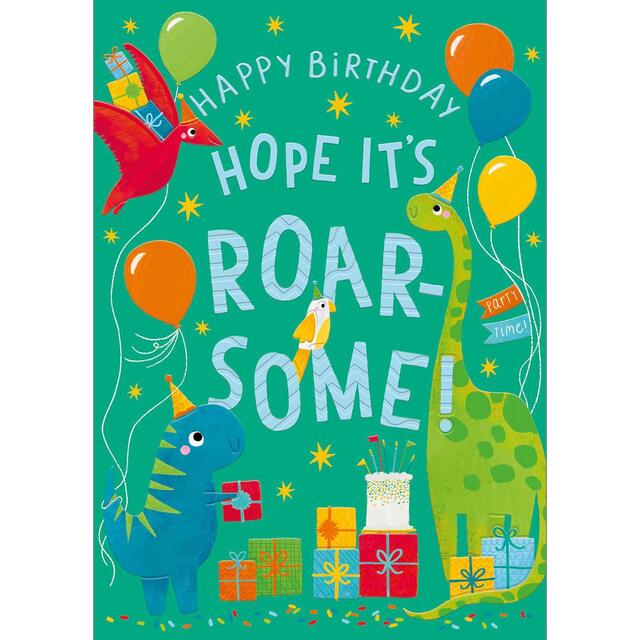 Roarsome Birthday Boy Card
