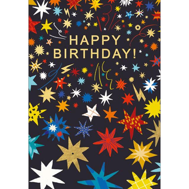 Clare Maddicott Birthday Stars Card