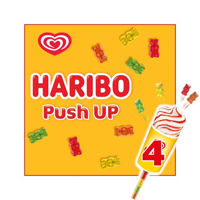Haribo Push Up Vanilla & Strawberry Ice Cream Lollies