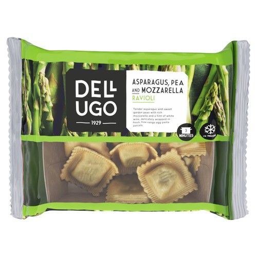Dell'Ugo Asparagus, Pea and Mozzarella Ravioli