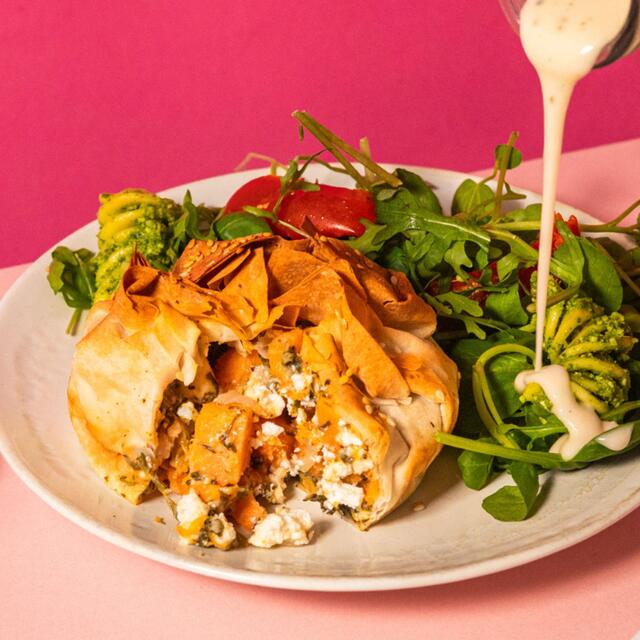 Pieminister Goats Cheese & Sweet Potato Filo pie thumbnail 2