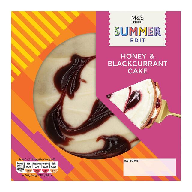M&S Honey & Blackcurrant Cake thumbnail 2