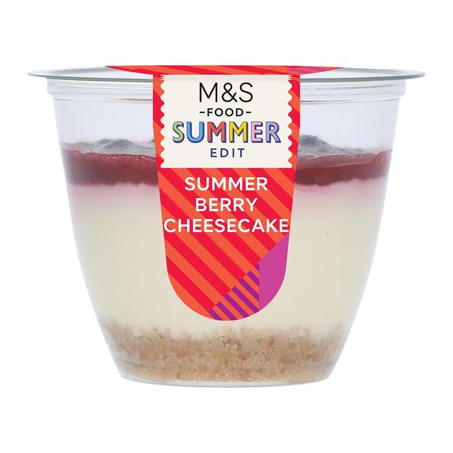 M&S Summer Berry Cheesecake