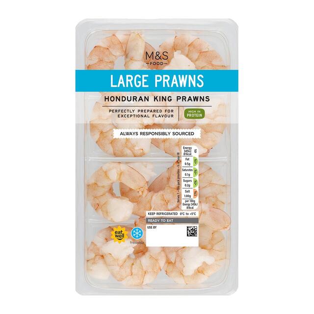M&S Large Honduran King Prawns thumbnail 2