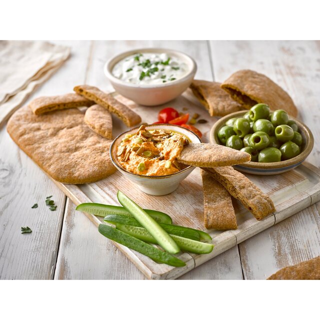 Warburtons Gluten Free 4 Soft Brown Pittas thumbnail 2
