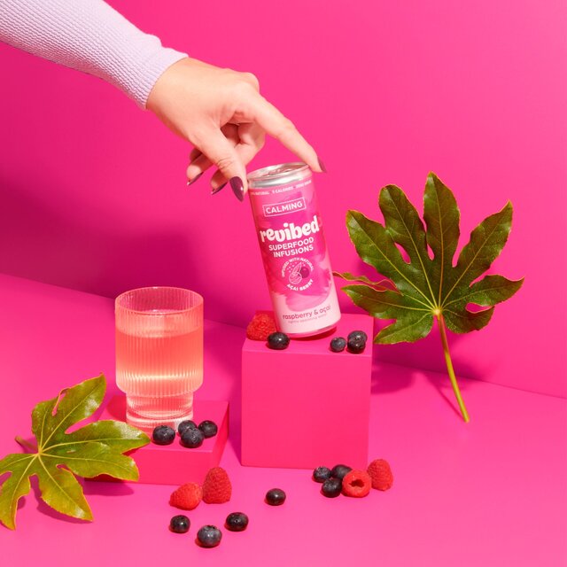 Revibed Calming Raspberry and Acai Berry Infused Lightly Sparkling Water thumbnail 5