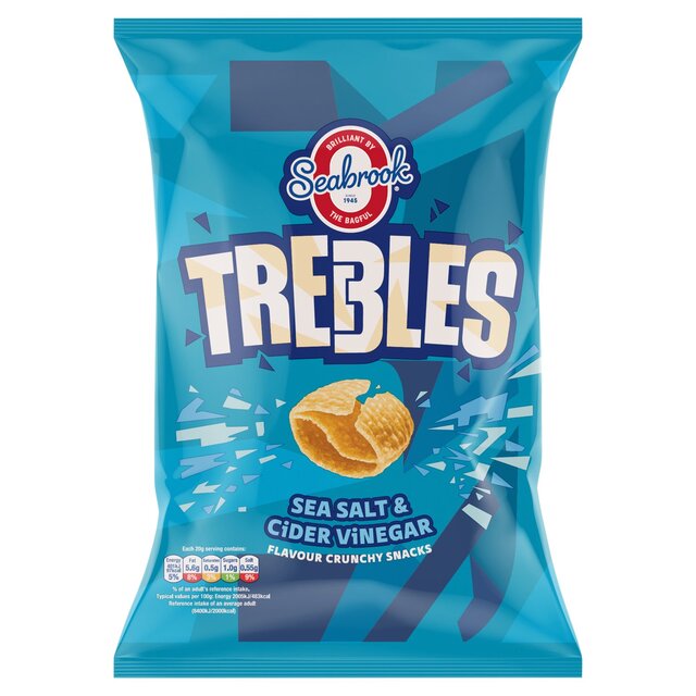 Seabrook Trebles Salt & Vinegar Sharing Bag
