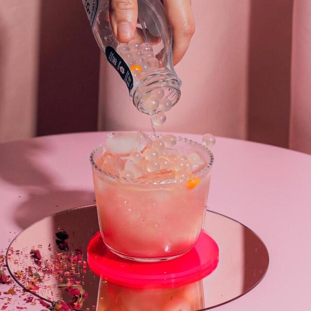 Dot Dot Lychee Rose Bubble Tea thumbnail 3