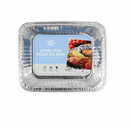 Cooke & Miller Jumbo Foil Oblong Roaster Tray