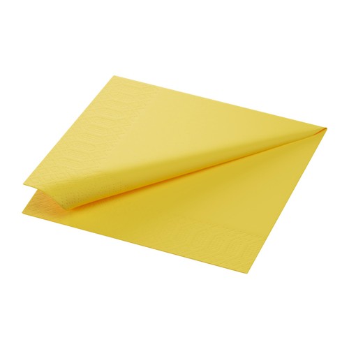 Yellow 2 Ply 33cm Paper Party Napkins thumbnail 2