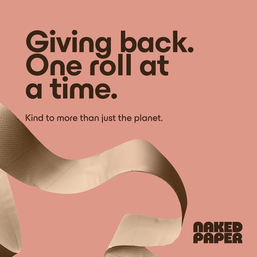 Naked Paper Unbleached Soft Extra Long Recycled Toilet Paper thumbnail 5