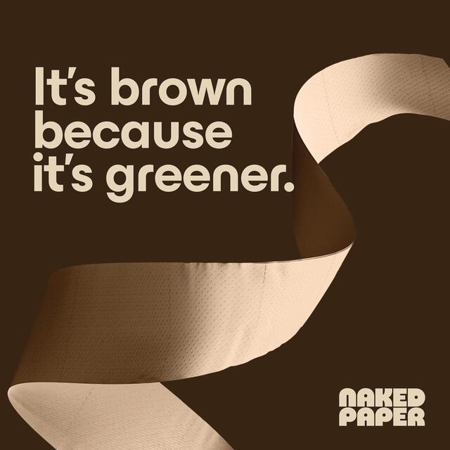 Naked Paper Unbleached Soft Extra Long Recycled Toilet Paper thumbnail 5