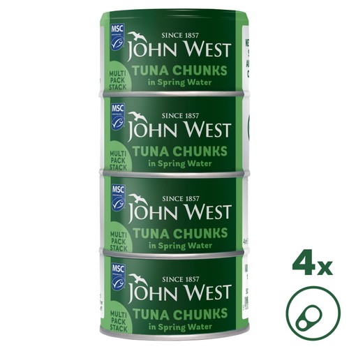 John West MSC Tuna Chunks in Spring Water