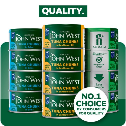 John West Tuna Chunks in Sunflower Oil MSC thumbnail 3