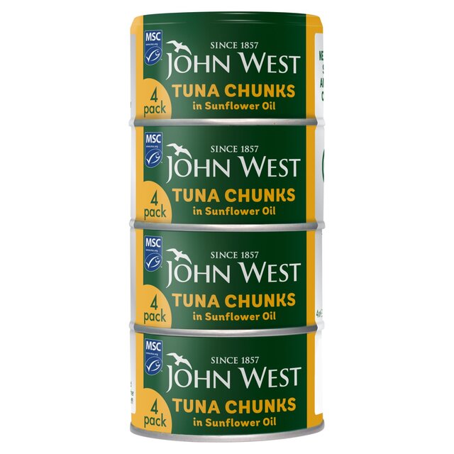 John West MSC Tuna Chunks in Sunflower Oil