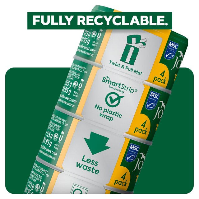 John West MSC Tuna Chunks in Sunflower Oil thumbnail 5