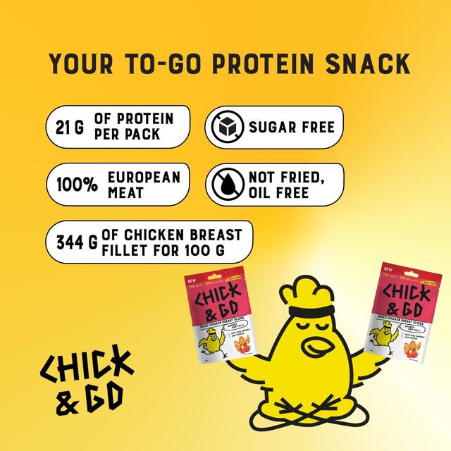 Chick and Go, dried chicken breast slices with paprika and pepper thumbnail 4