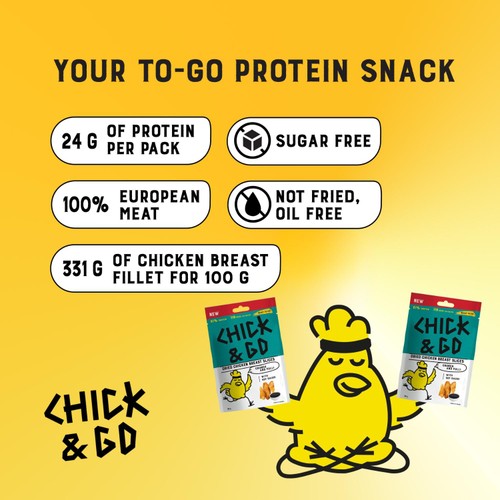 Chick and Go, dried chicken breast slices with soy sauce thumbnail 5