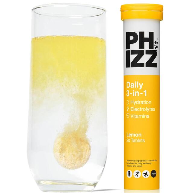 Phizz Lemon 3-in-1 Hydration, Electrolytes and Vitamins