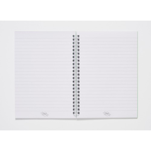 Nuco Nu Evolve Tropical A5 Wiro Notebook, Green, 160 pages thumbnail 3