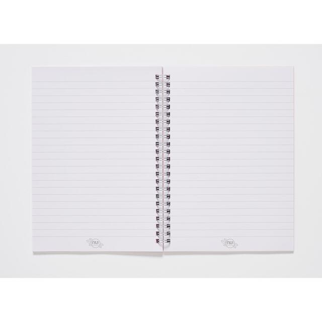 Nuco Nu Evolve Tropical A5 Wiro Notebook, Pink, 160 pages thumbnail 2