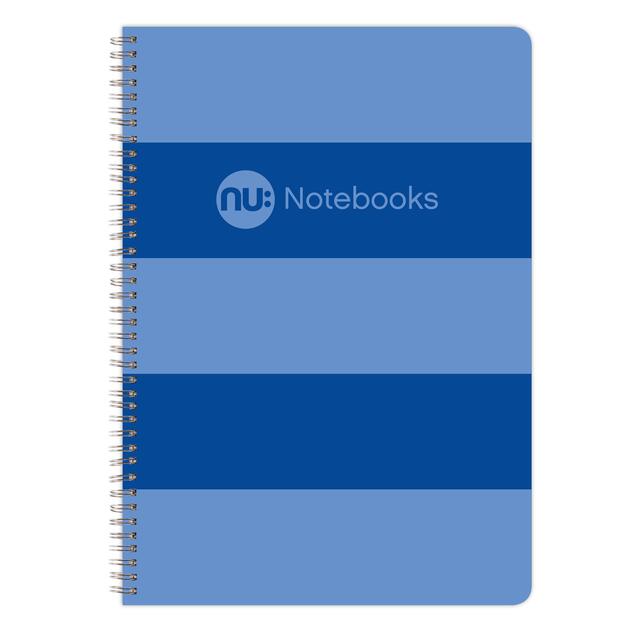 Nuco Nu Stripes A4 Notebook, Blue, 160 pages