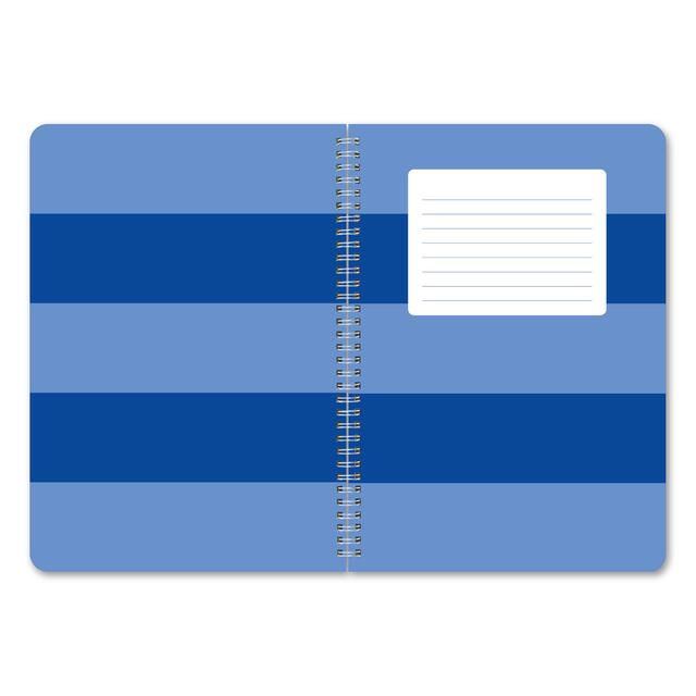 Nuco Nu Stripes A4 Notebook, Blue, 160 pages thumbnail 2