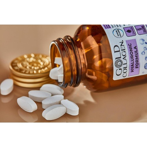 Gold Collagen Hyaluronic Formula Tablets thumbnail 6