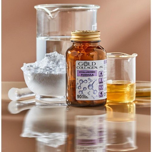 Gold Collagen Hyaluronic Formula Tablets thumbnail 7