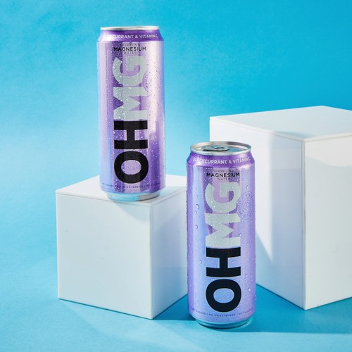 OHMG Blackcurrant sparkling magnesium water thumbnail 5
