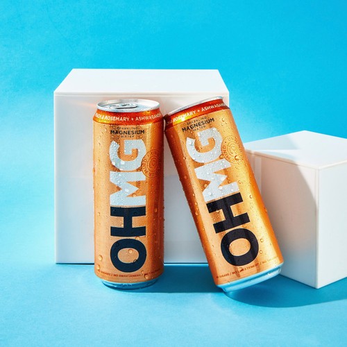 OHMG Peach sparkling magnesium water thumbnail 2