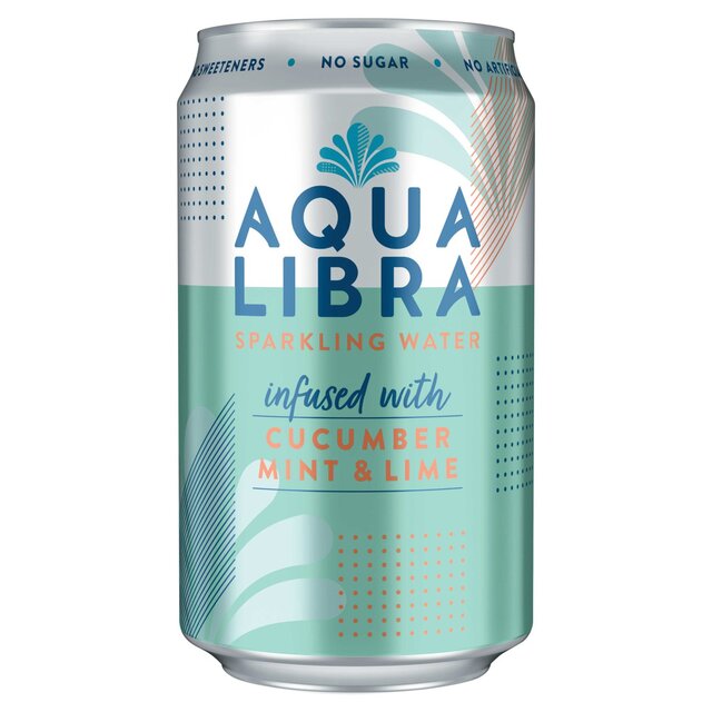 Aqua Libra Cucumber, Mint & Lime Infused Sparkling Water thumbnail 2