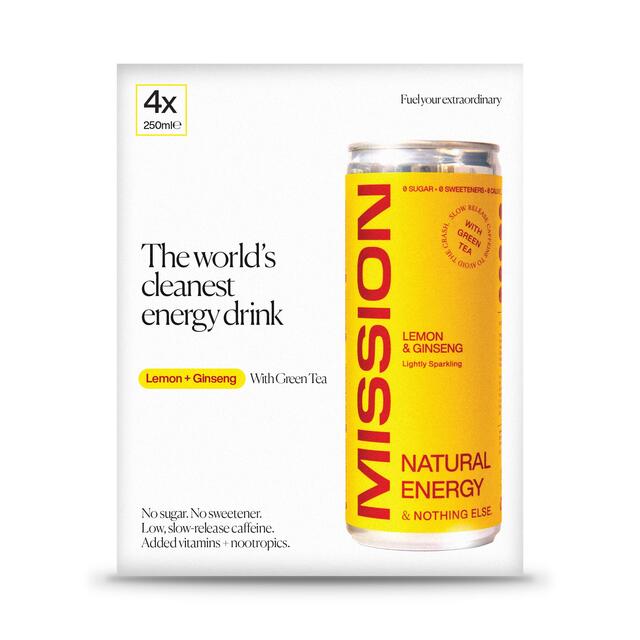 Mission Natural Energy Lemon & Ginseng
