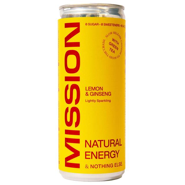 Mission Natural Energy Lemon & Ginseng