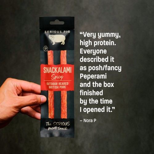 Serious Pig Spicy Salami Snacks thumbnail 2