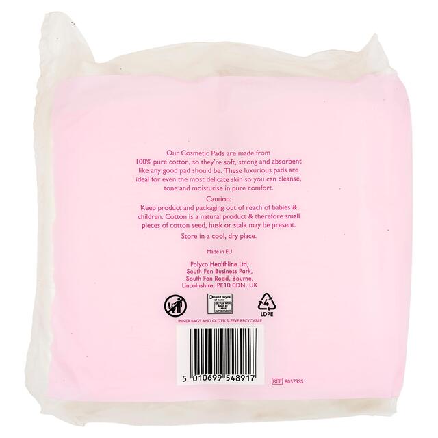 Simply Soft 2 x 50 Oval Cosmetic Cotton Pads Multipack thumbnail 2