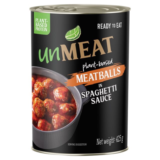 unMeat Plant-based Meatballs in Spaghetti Sauce