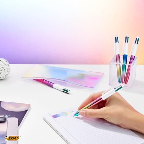 BIC 4 Colours Gradient Retractable Ballpoint Pens thumbnail 3