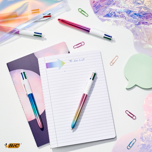BIC 4 Colours Gradient Retractable Ballpoint Pens thumbnail 4