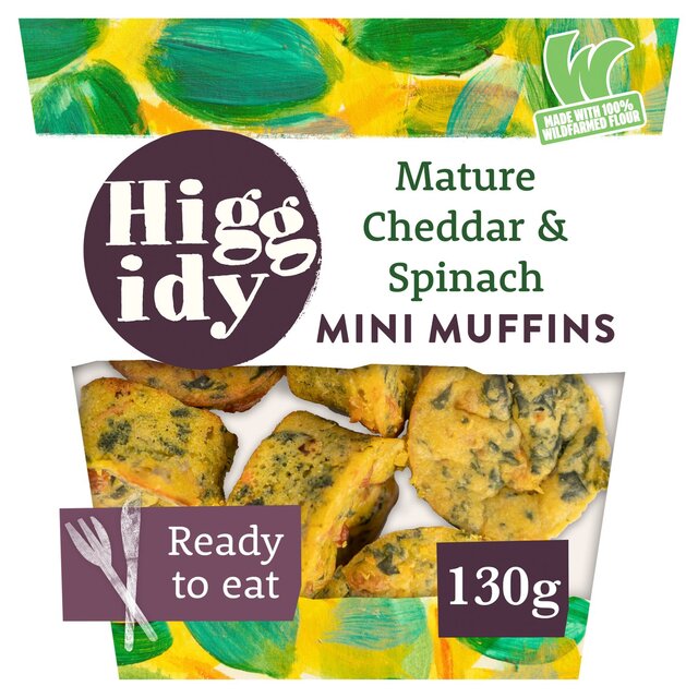 Higgidy Mature Cheddar & Spinach Muffins