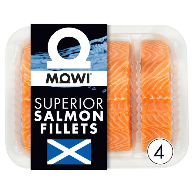 Mowi 4 Scottish Salmon Fillets